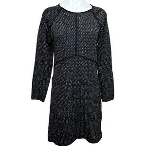 Zara Black Knit sparkle Dress